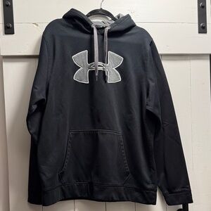Under Armour Men's Black Hoodie with Logo XL Storm Sweatshirt Hooded